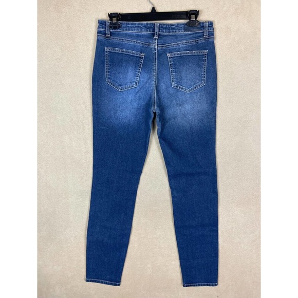 Buffalo David Bitton Skinny Jeans Womens 8 Mid Rise Stretch Regular Fit Blue - Picture 10 of 12